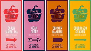 通過B＆B充滿活力的新品牌表達(dá)，Simply Cook在零售
